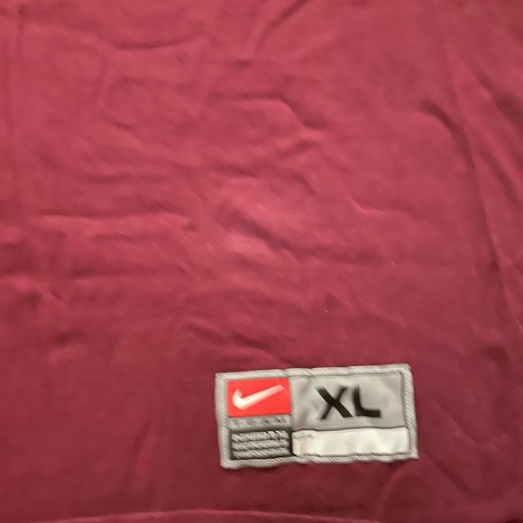 NIKE VA TECH HOKIES TEAM ISSUE FOOTBALL T SHIRT - Picture 2 of 6